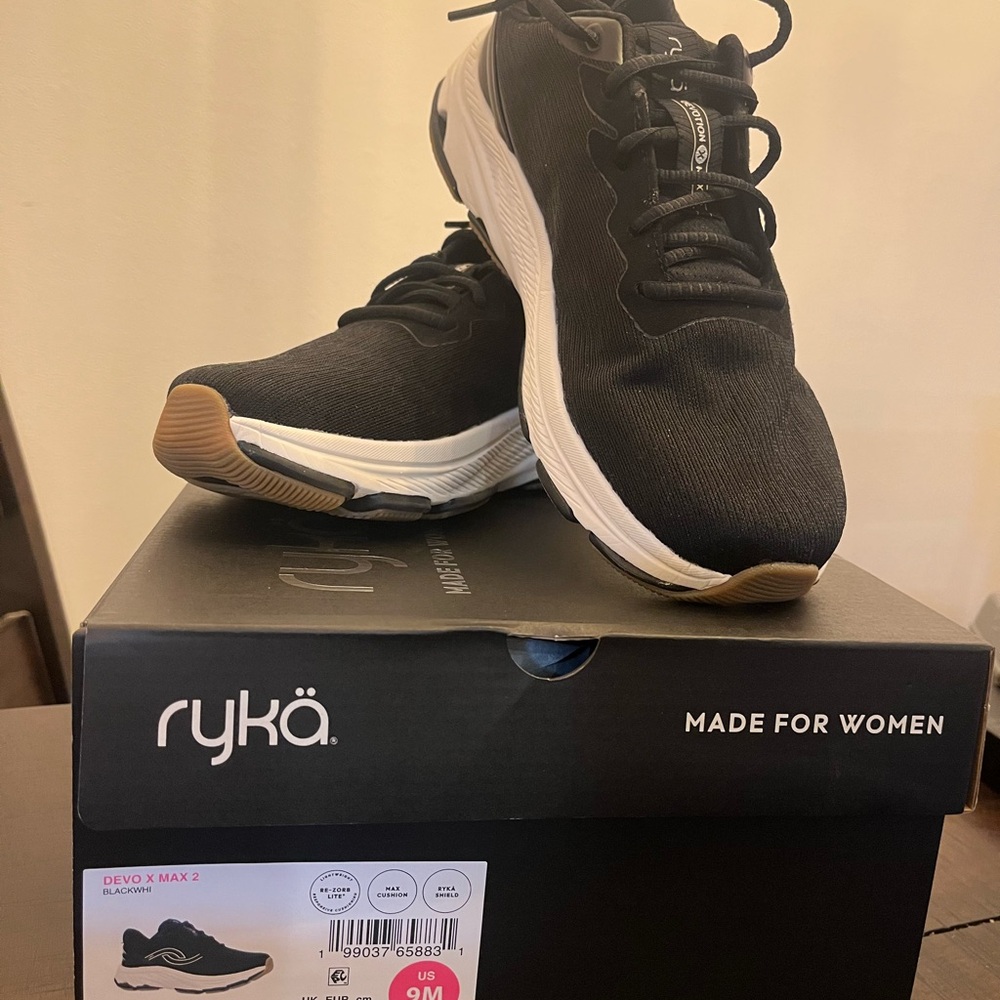 Ryka Women's Black and White Sneakers